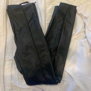 New Zara leather pants